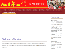 Tablet Screenshot of math4me.ca